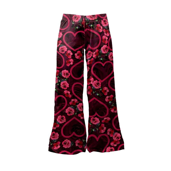 Loungewear Roses And Hearts (UK Size 8-14) - Kukubird-UK