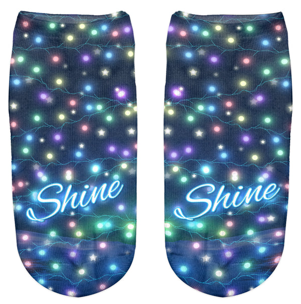 Ankle Socks - Christmas Lights