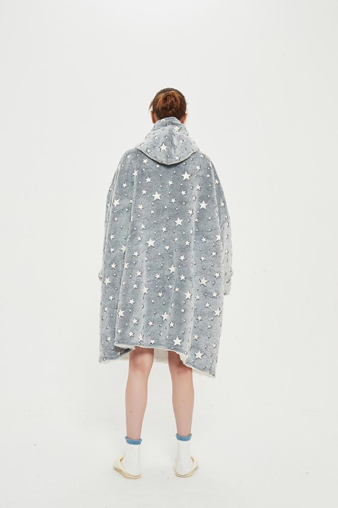 Blanket Sweatshirt - Grey Stars Blanket