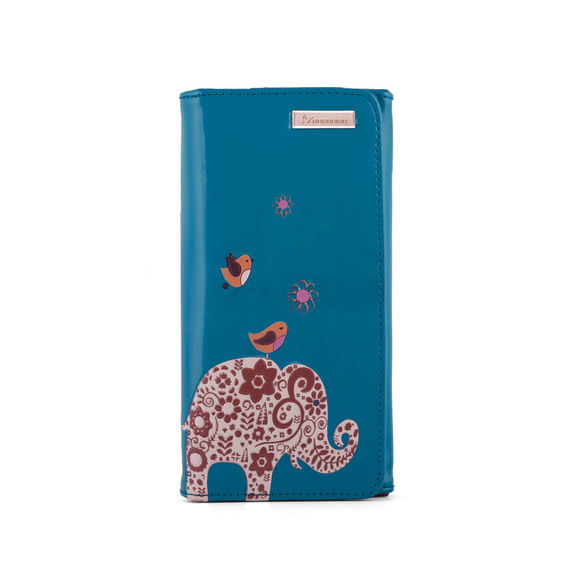 Kukubird Large Purse Elephant - Blue - Kukubird_UK