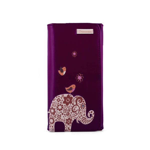 Kukubird Large Purse Elephant - Purple - Kukubird_UK