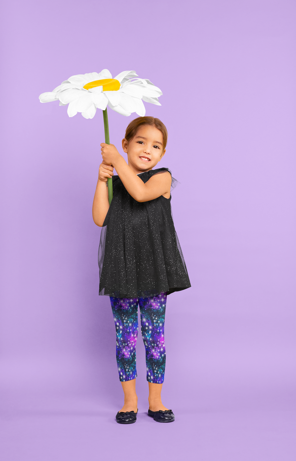 Children's Leggings - Purple Galaxy