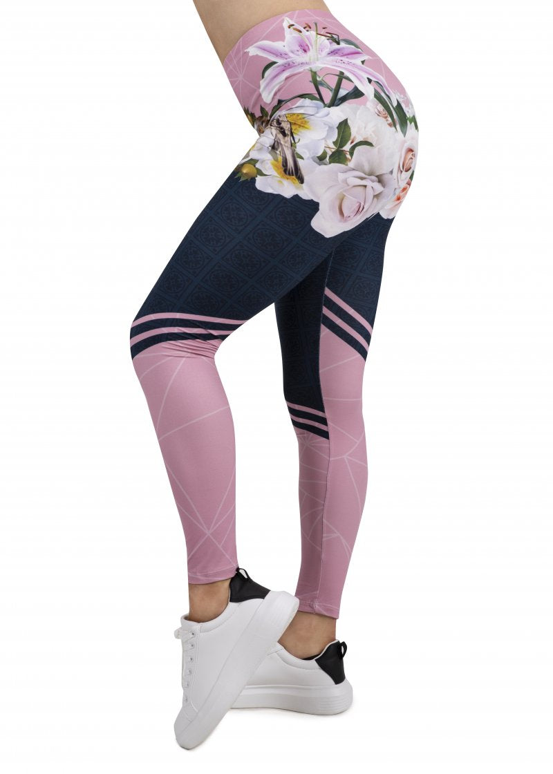 Regular Leggings (8-12 UK Size) - Spring in Bloom - Kukubird-UK