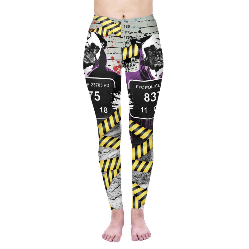 Regular Leggings (8-12 UK Size) - Pug Shot - Kukubird_UK