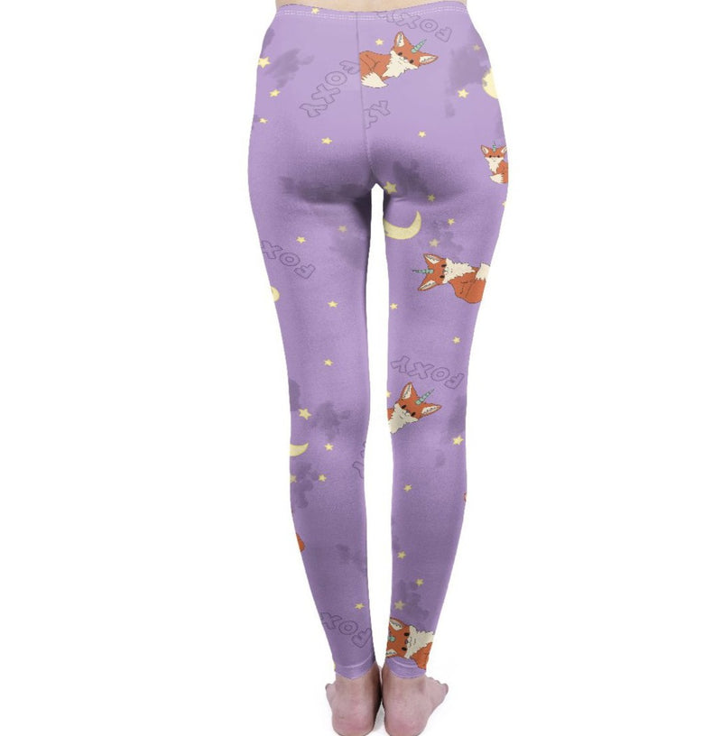 Regular Leggings (8-12 UK Size) - Foxicorn - Kukubird_UK