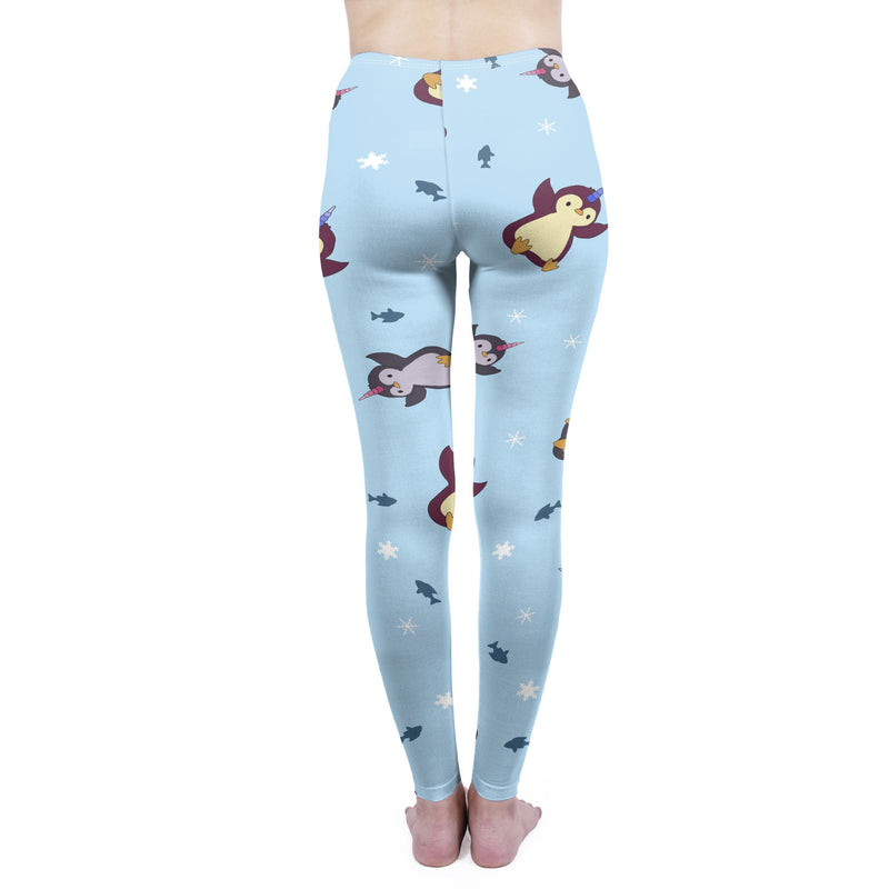 Regular Leggings (8-12 UK Size) - Pingucorn - Kukubird_UK