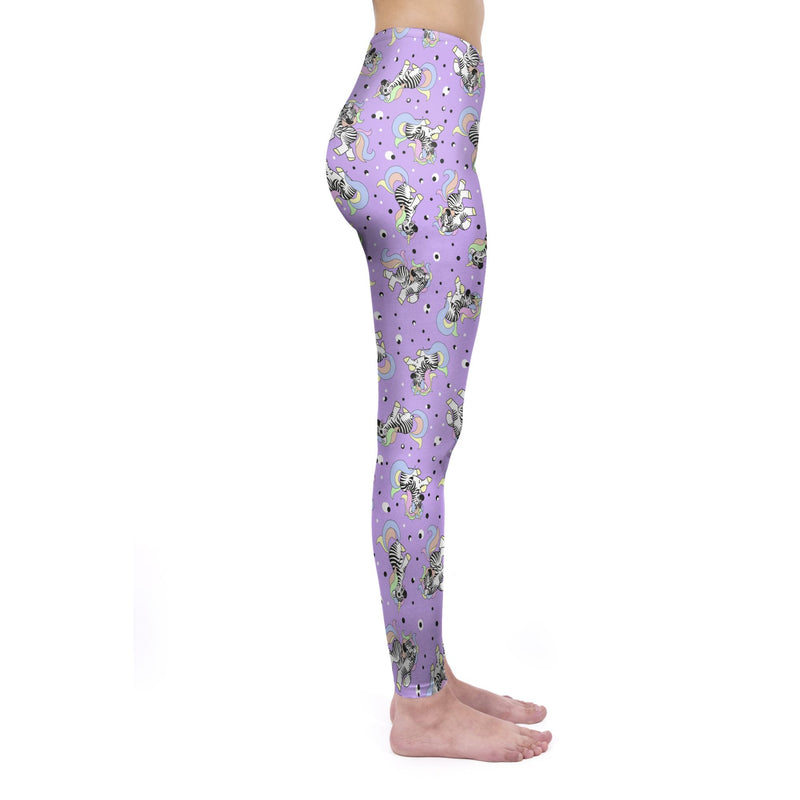 Regular Leggings (8-12 UK Size) - Zebracorn - Kukubird_UK