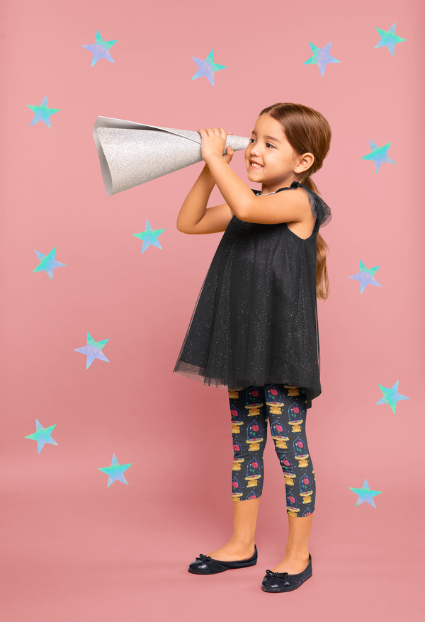 Children's Leggings - Enchanted Rose