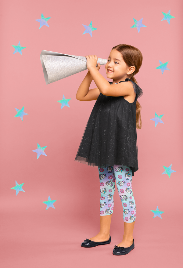 Children's Leggings - Unicorn Donuts