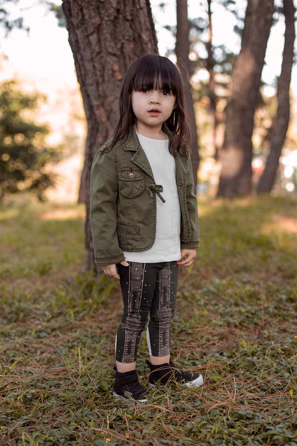 Children's Leggings - Midnight Walk