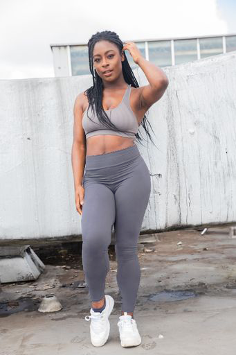 The Light Grey Basic's High Waist Leggings