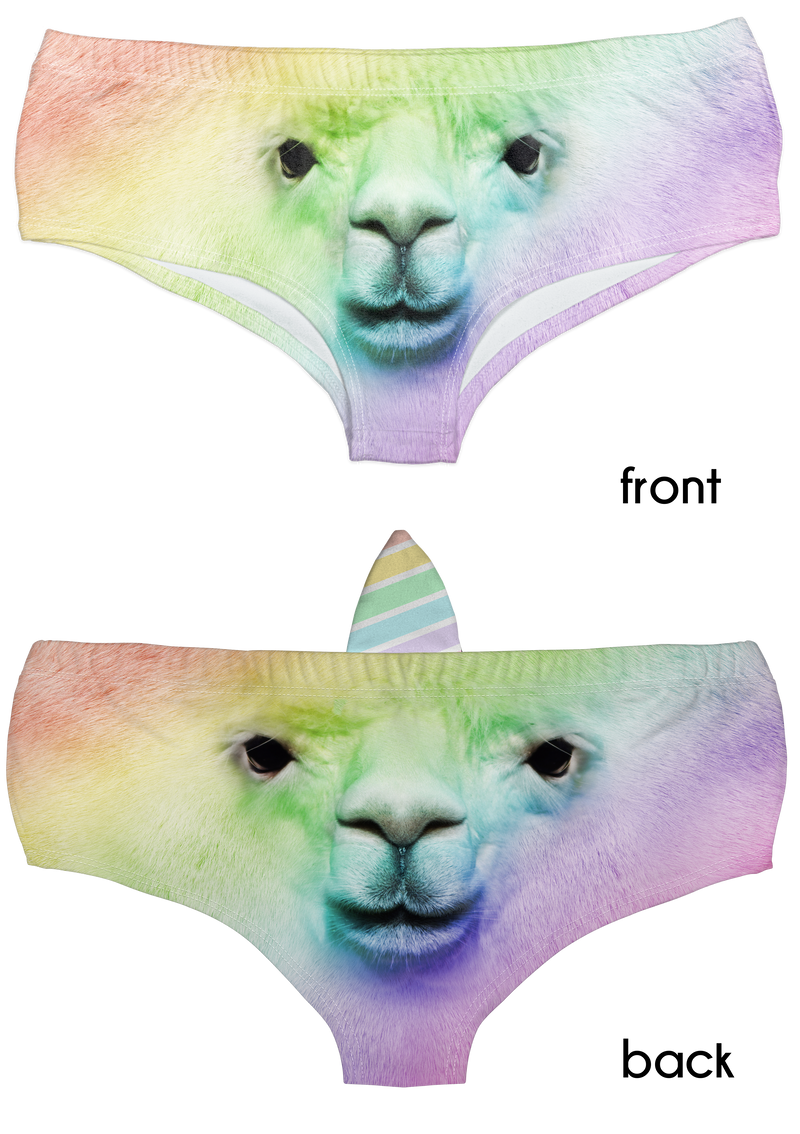 Horn Pantie - Rainbow Llamacorn Horn Pantie - Kukubird_UK